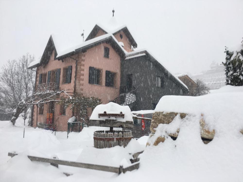 לינה וארוחת בוקר Grimisuat Le Manoir De Champlan מראה חיצוני תמונה